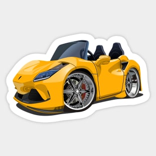 Cartoon car Sticker